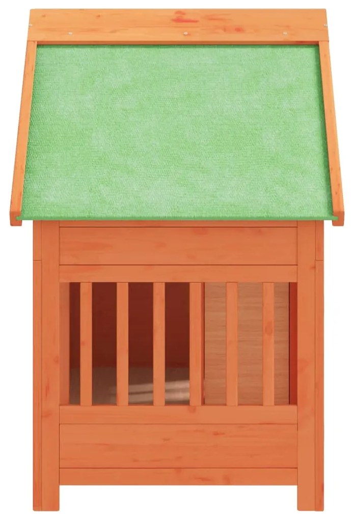 Casota para cães 96x60,5x87 cm pinho maciço castanho