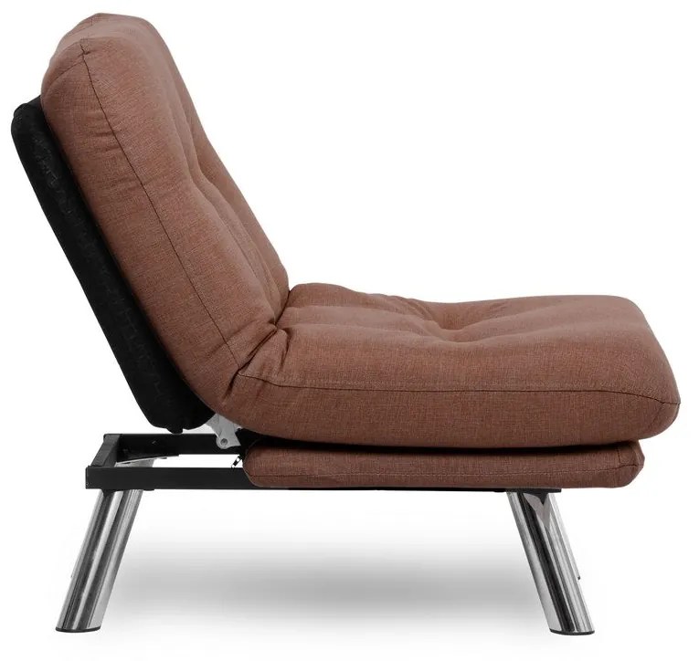 ****
Sofá-cama 1 lugar Misa – Castanho Claro – 110x70 cm
**