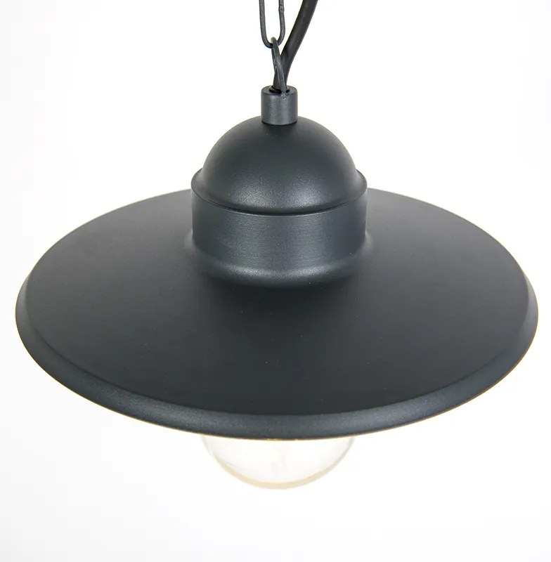 LED Candeeiro de suspensão exterior inteligente antracite IP44 com Wi-Fi ST64 - Kansas Graphite Industrial