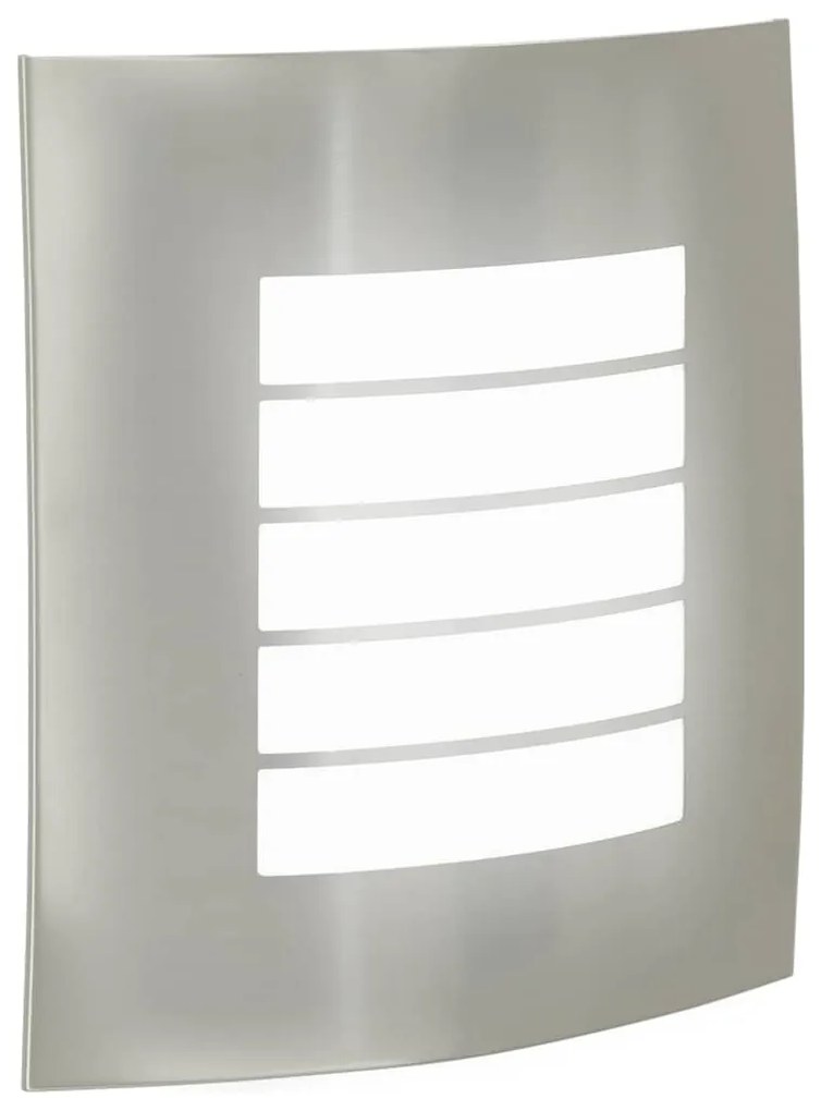 Luzes de Parede Externas 2 pcs Aço Inoxidável Prata IP44