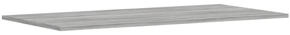 Prateleiras de parede 4pcs derivados de madeira cinzento sonoma