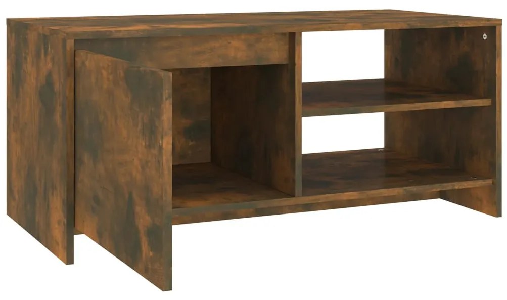 Mesa de centro 102x50x45 cm derivados madeira carvalho fumado