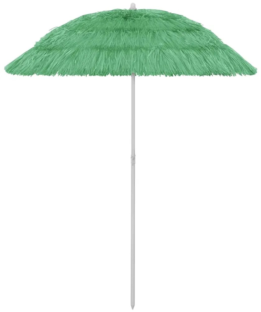 vidaXL Guarda-sol de praia Hawaii 180 cm verde