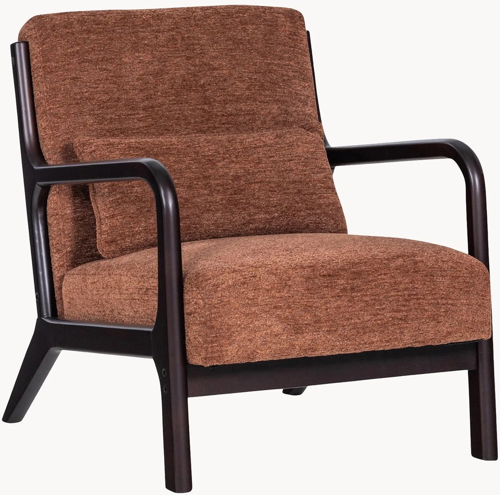 Poltrona em chenille Mark