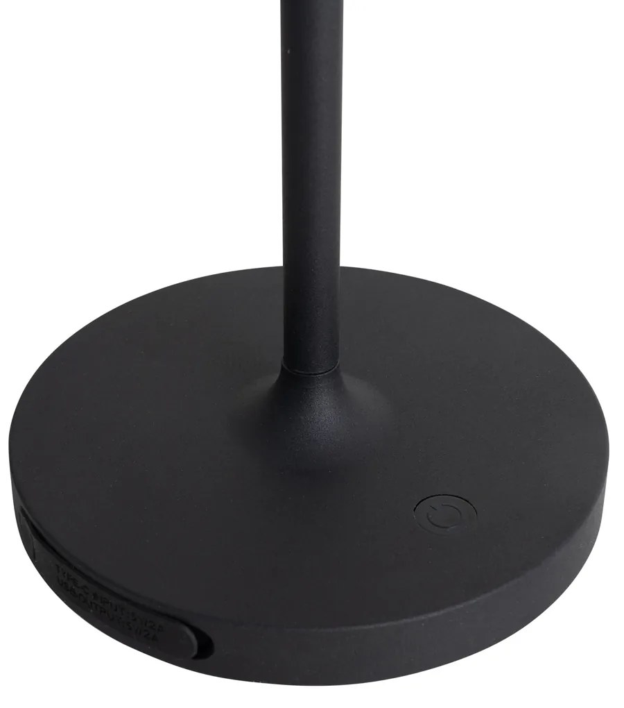 Candeeiro de mesa moderno branco recarregável - Maloi