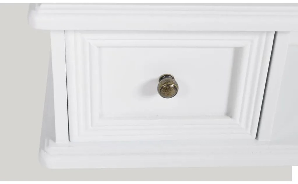 Mesa toucador de maquilhagem com espelho quadrado MDF