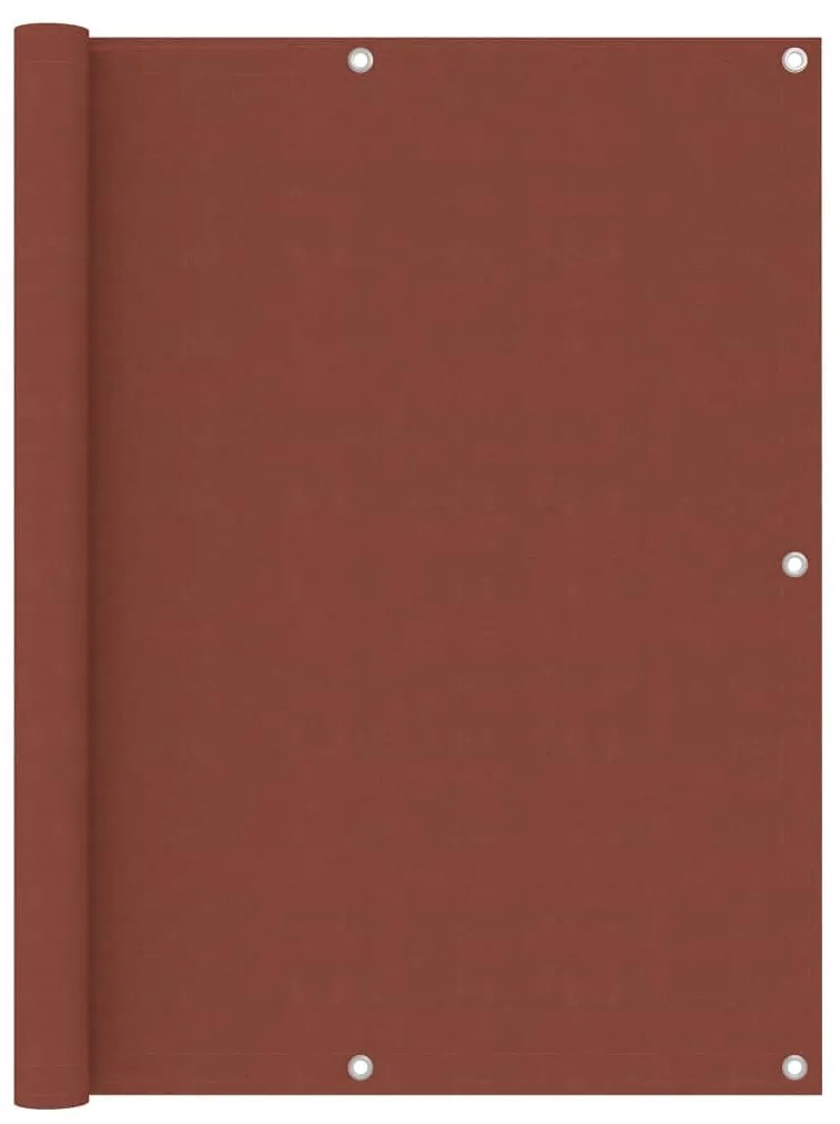 Tela de varanda 120x600 cm tecido Oxford terracota