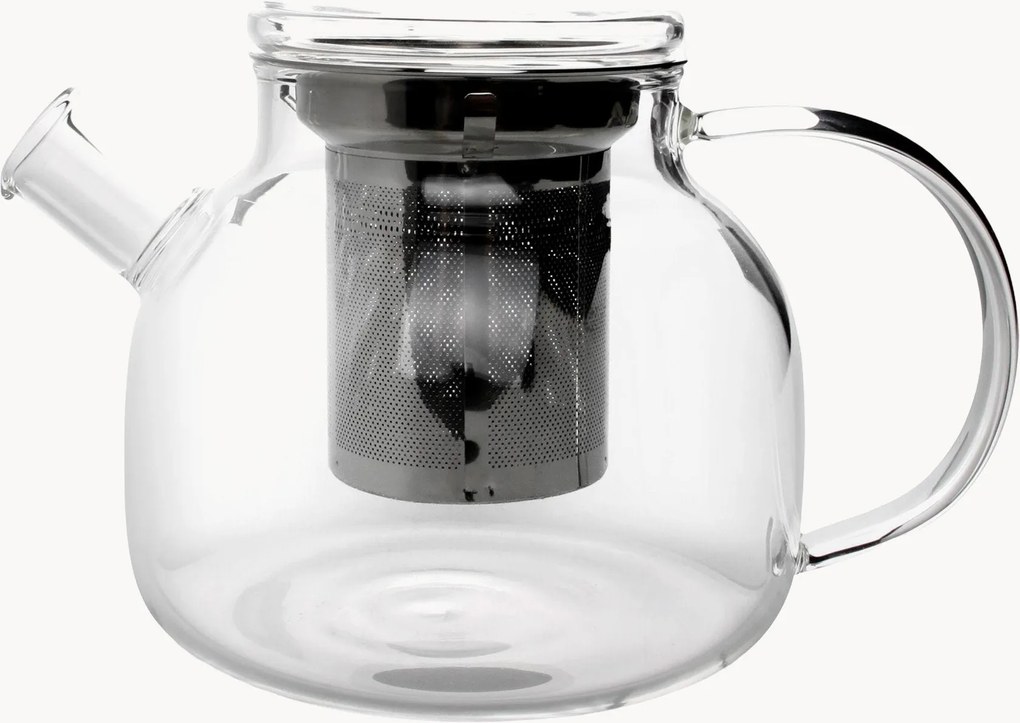 Bule de chá de vidro de borosilicato com infusor Vienna