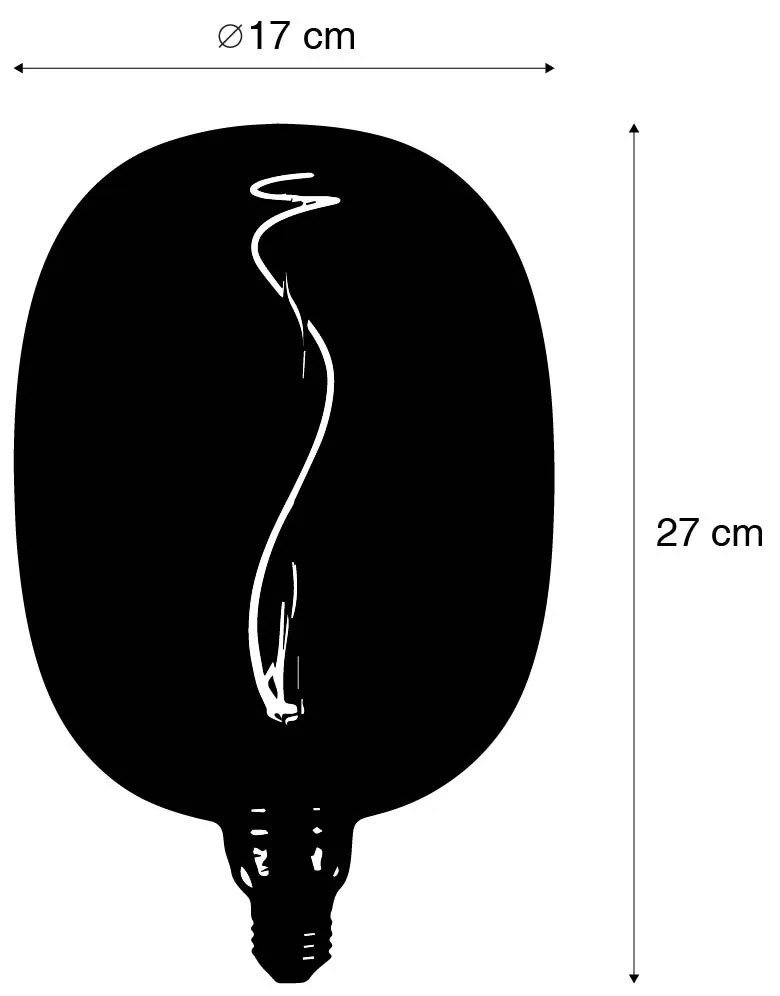 Lâmpada LED E27 regulável DECO 5W 130lm 1800K