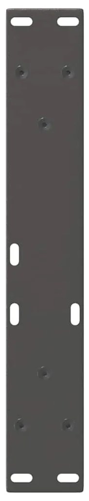Pés para mesa de centro em V, 2 peças, antracite, 40x(30-31,3) cm, aço