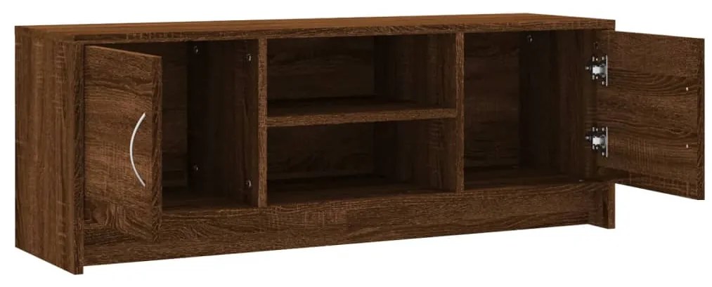 Móvel para TV 102x30x37,5cm derivados madeira carvalho castanho