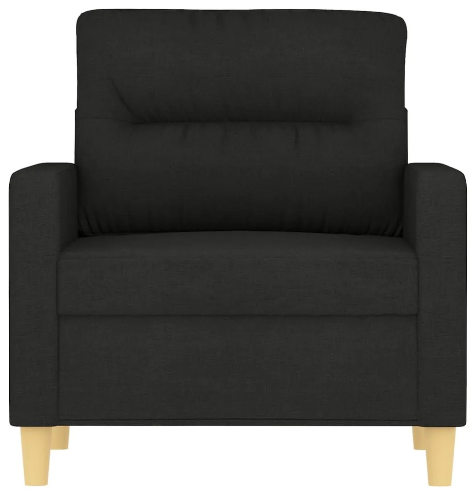 Poltrona 60 cm tecido preto