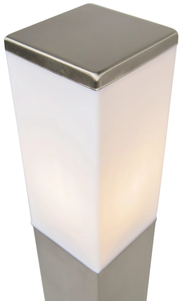 Candeeiro de parede exterior moderno em aço 80 cm IP44 - Malios