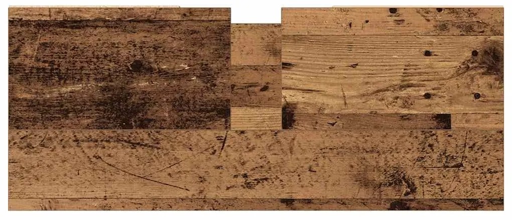 Armário lavatório WC 80x33x60cm derivados madeira madeira velha