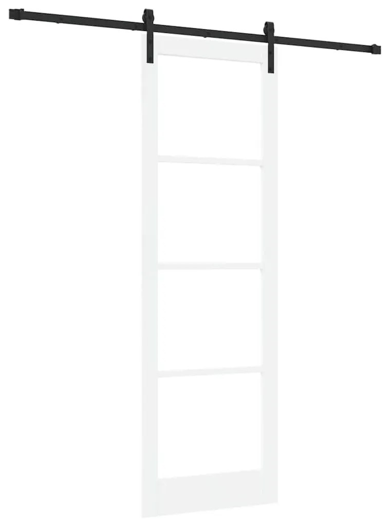 Porta Deslizante vidaXL com Conjunto de Ferragens 'ORKDAL'Branca 78x23