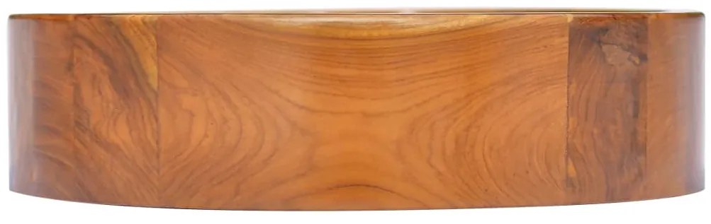 Lavatório Φ40x10 cm madeira de teca maciça