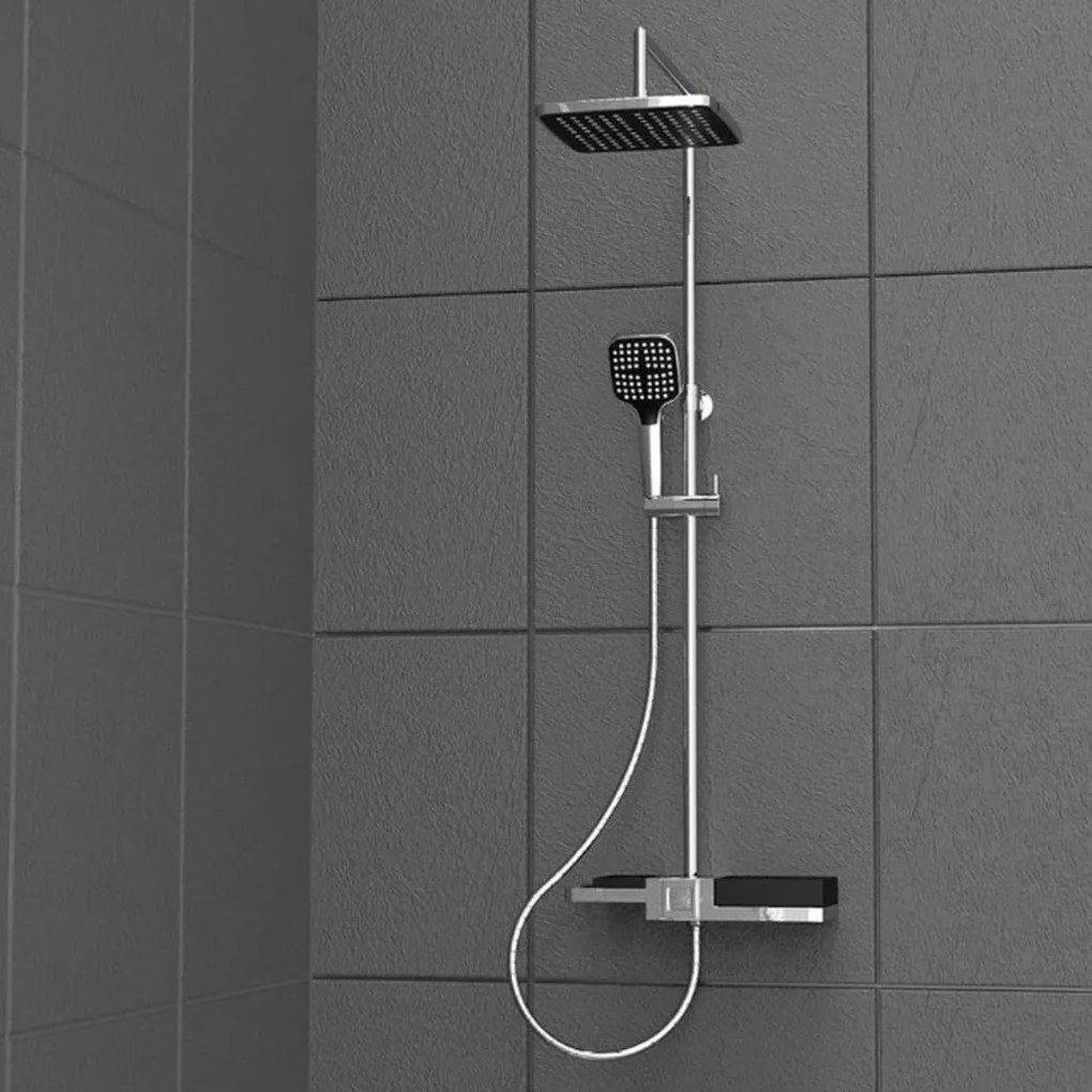 429384 SCHÜTTE Conjunto de chuveiro suspenso BLUEPERL cromado