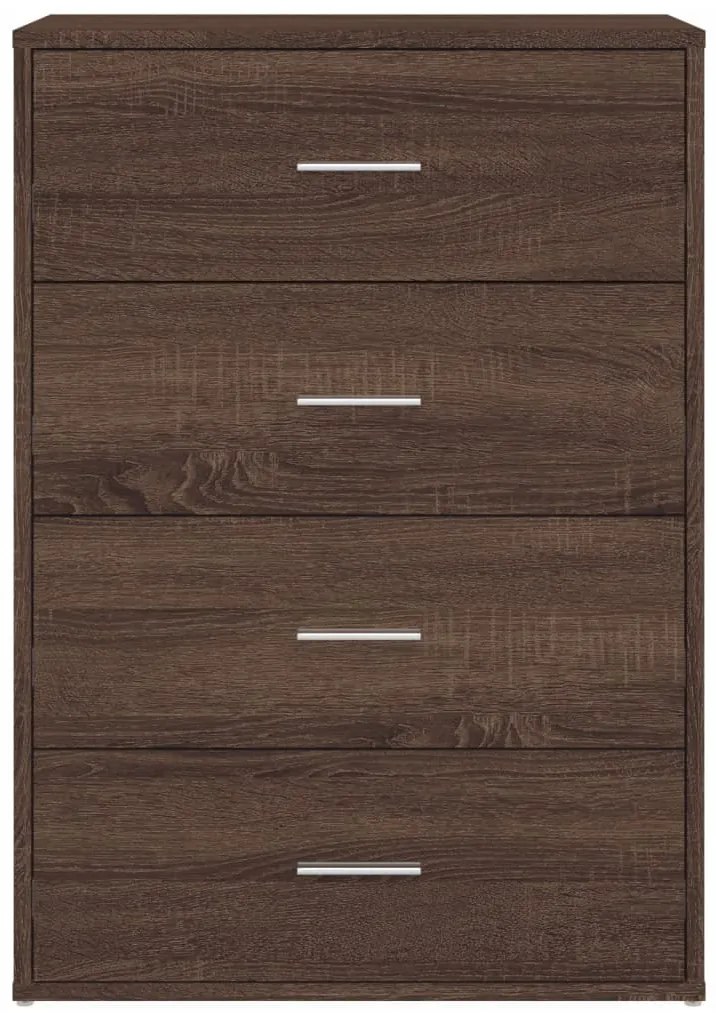 Aparadores 2 pcs 60x31x84cm derivados madeira carvalho castanho