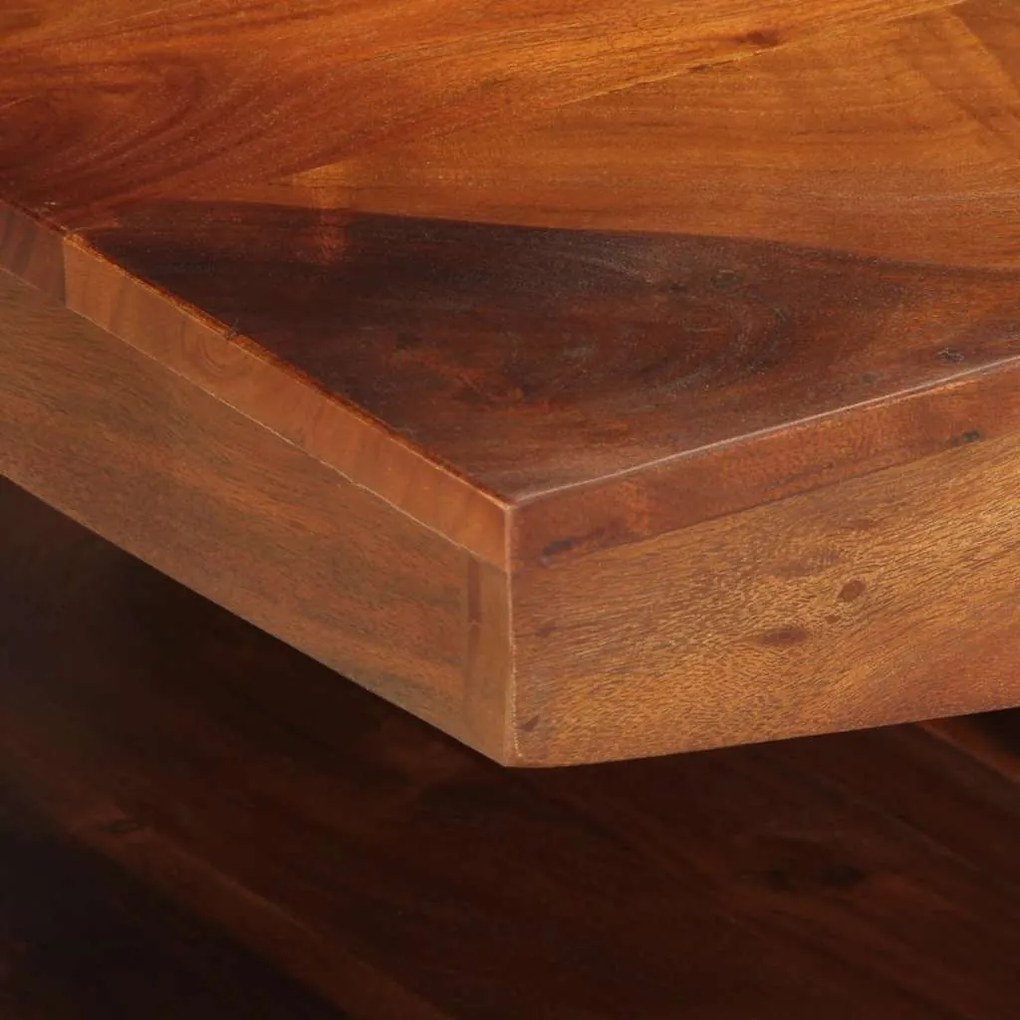 Mesa de centro 90x60x30 cm madeira de acácia maciça