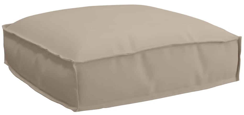 vidaXL Almofada Cinzento-acastanhado 50 x 50 x 12 cm Tecido Oxford