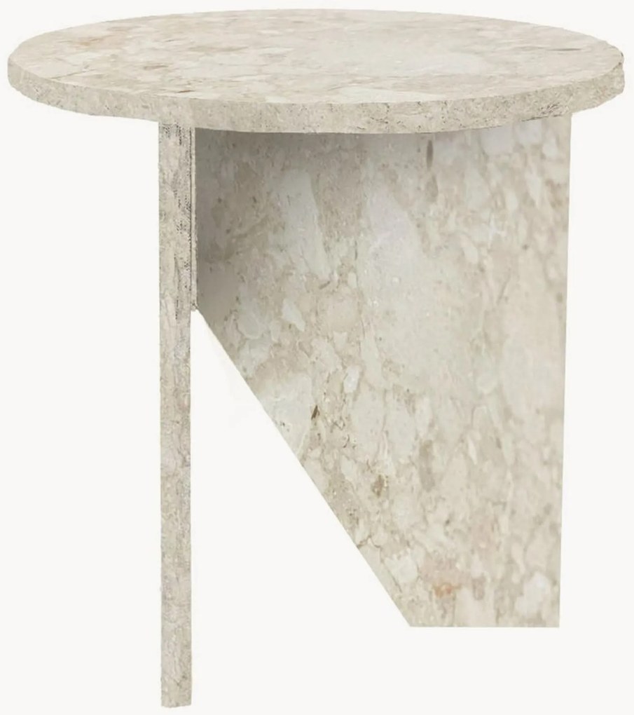 Mesa de apoio redonda em mármore Verde