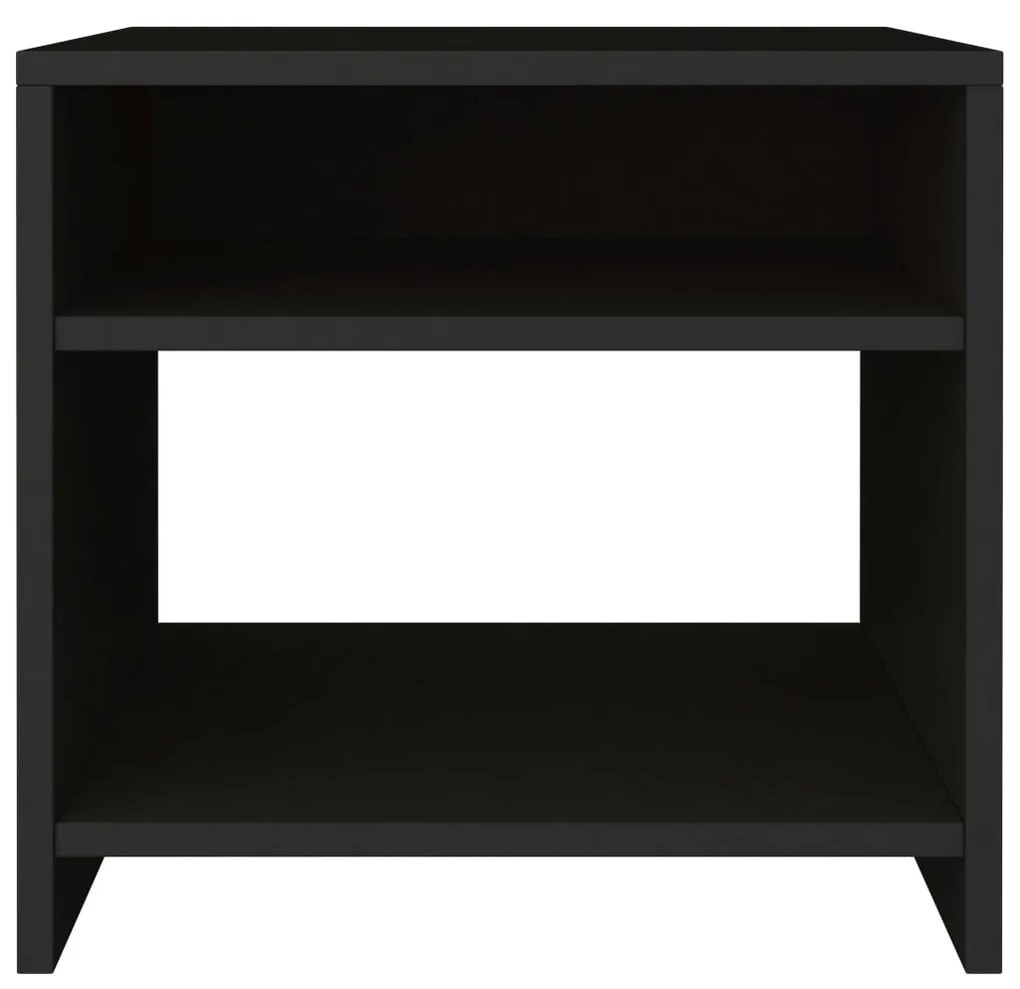 Mesa-de-cabeceira 40x30x40 cm aglomerado preto