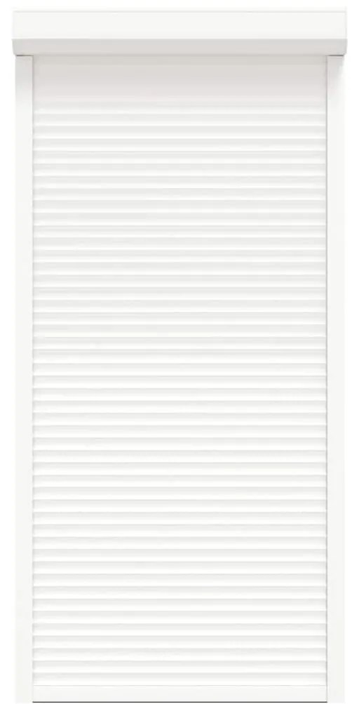 Persiana de enrolar em alumínio 100x210 cm branco