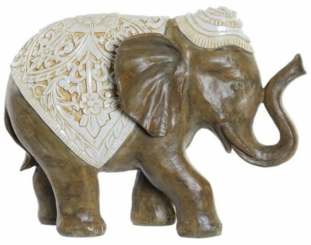 Figura Decorativa DKD Home Decor Resina Elefante (39 x 16 x 29 cm)