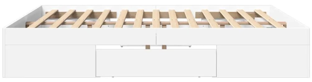 Estrutura de cama sem colchão 180x200 cm branco