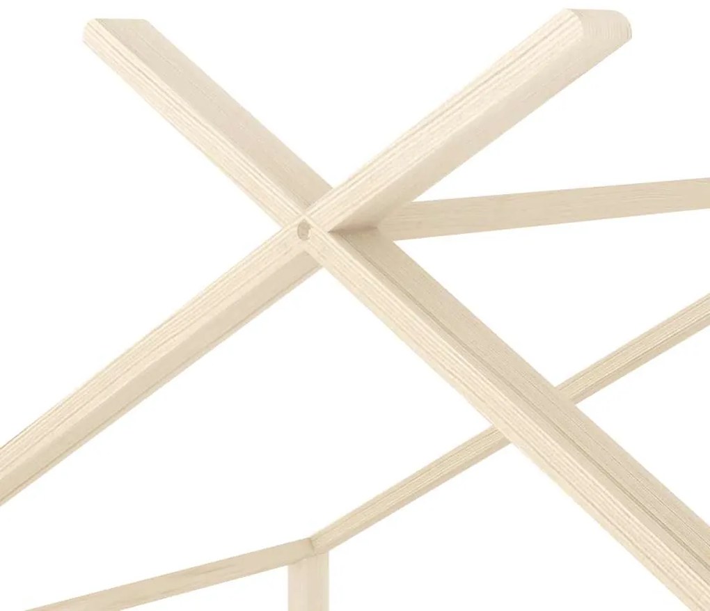 Estrutura de cama para crianças 80x160 cm pinho maciço