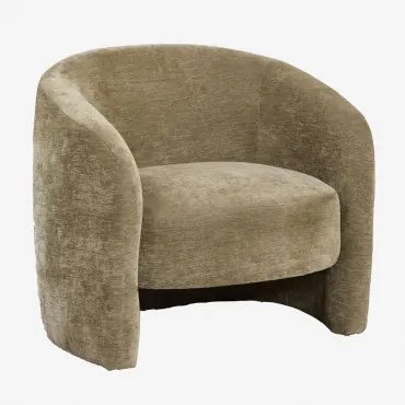 Poltrona Gombren Chenille Verde Sálvia - Sklum