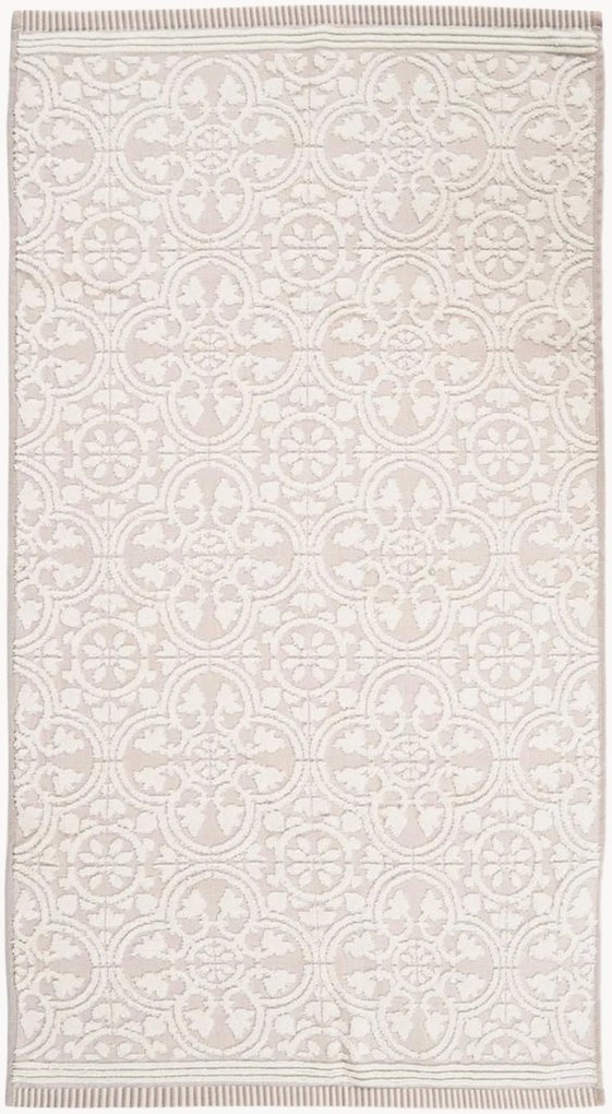 Toalha de mãos jacquard em algodão felpudo Tile