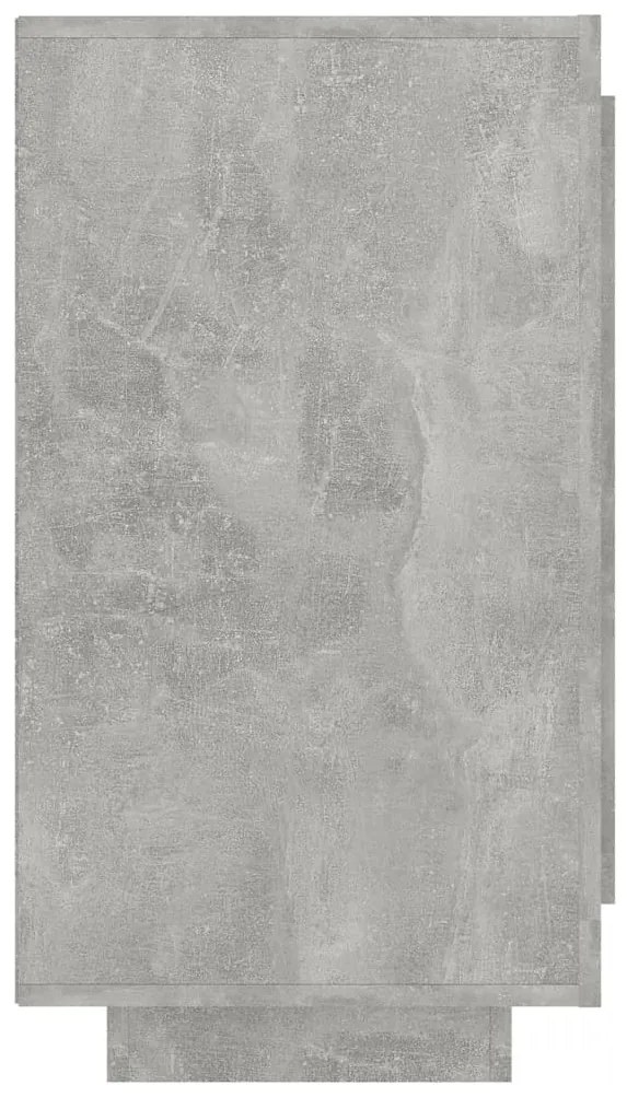 Aparador 80x40x75 cm cinza cimento