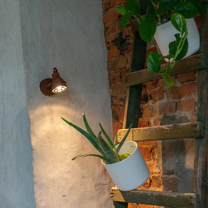 Projetores industriais castanho ferrugem - Sorra