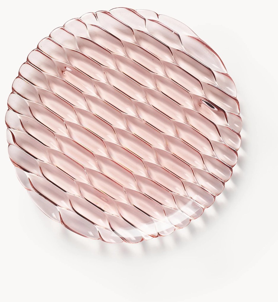 Pratos de pequeno-almoço com padrão estruturado Jellies, conjunto de 4