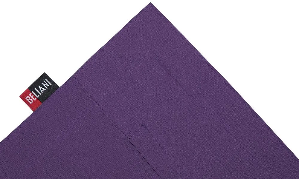 Pufe almofada violeta 140 x 180 cm FUZZY Beliani