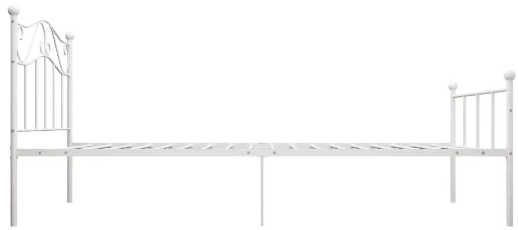 Estrutura de cama 100x200 cm metal branco