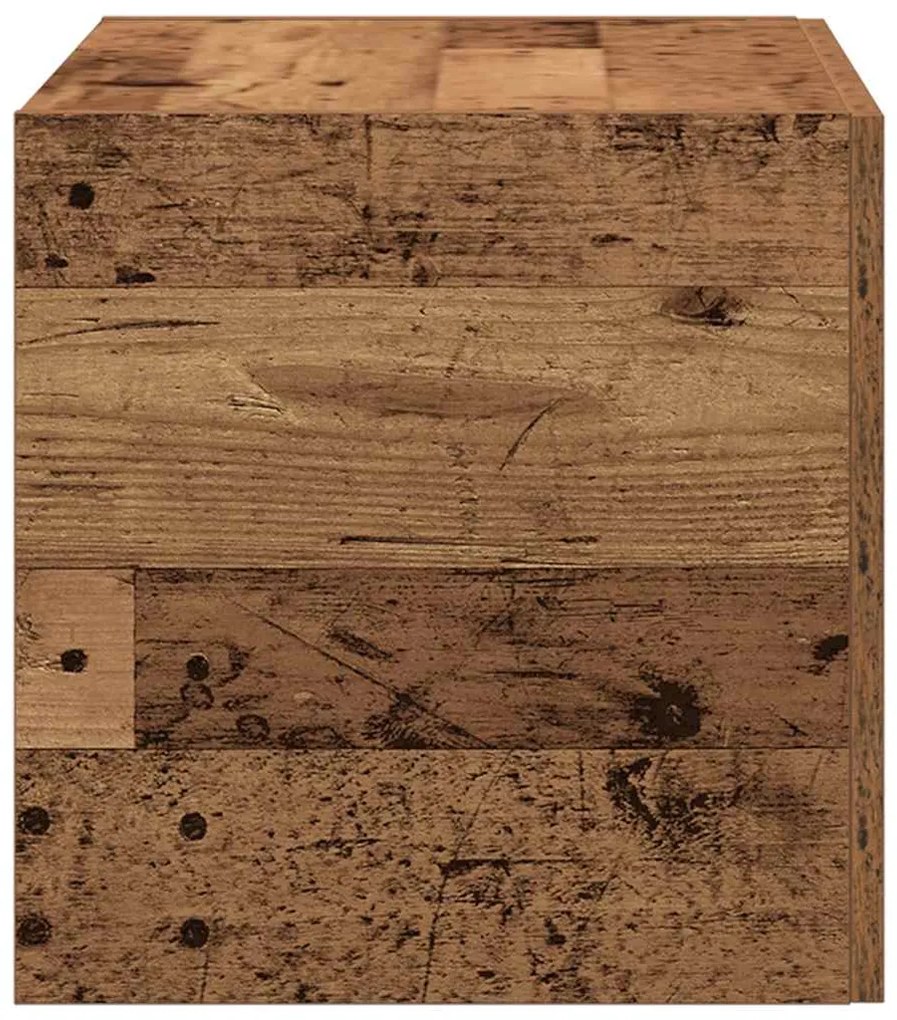 Armário de parede 80x39x40cm derivados de madeira madeira velha