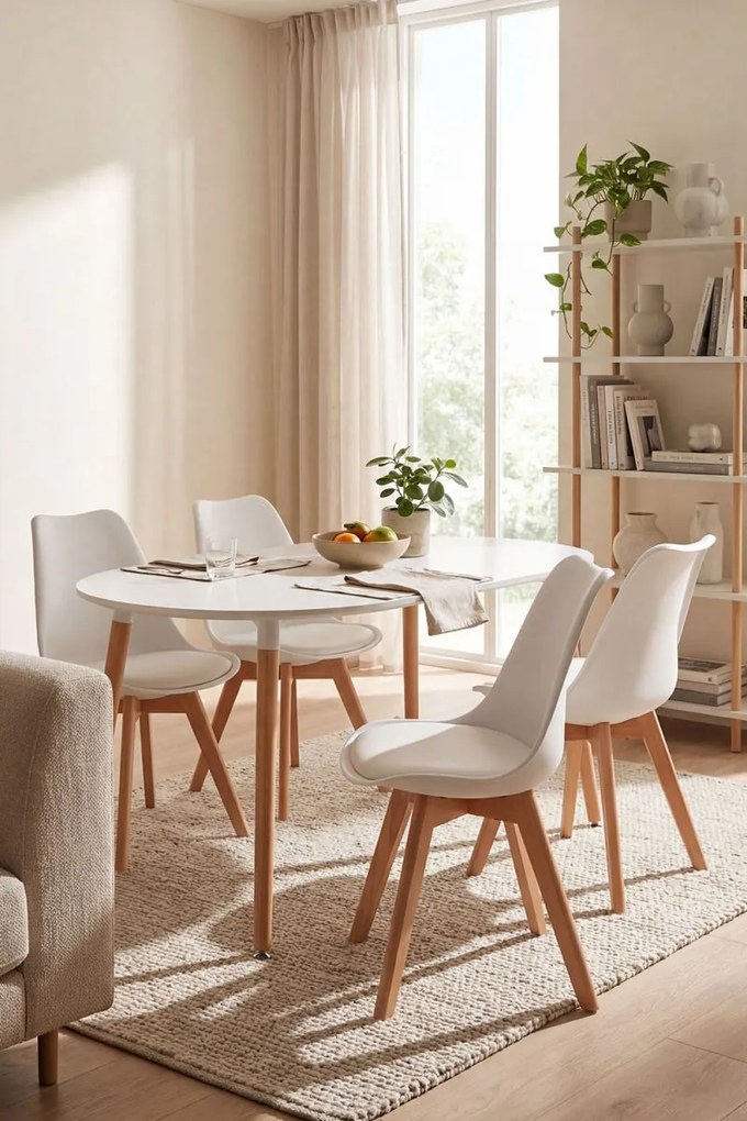 Pack 4 Cadeiras Synk Basic - Branco