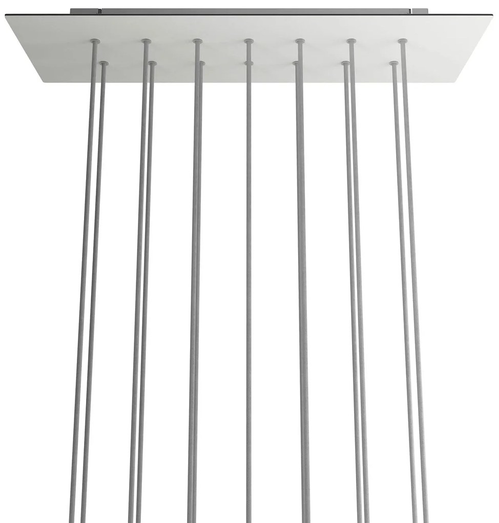 Kit de rosácea de teto retangular Rose-One XXL de 14 furos, 675 x 225 mm