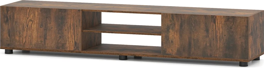 Móvel para TV, 160 x 35 x 30 cm, Para Televisores até 70 Polegadas, Castanho