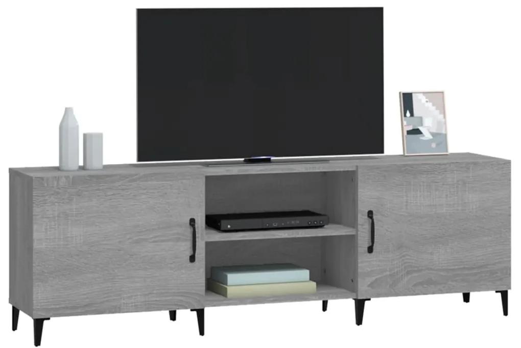 Móvel de TV 150x30x50 cm derivados de madeira cinzento sonoma