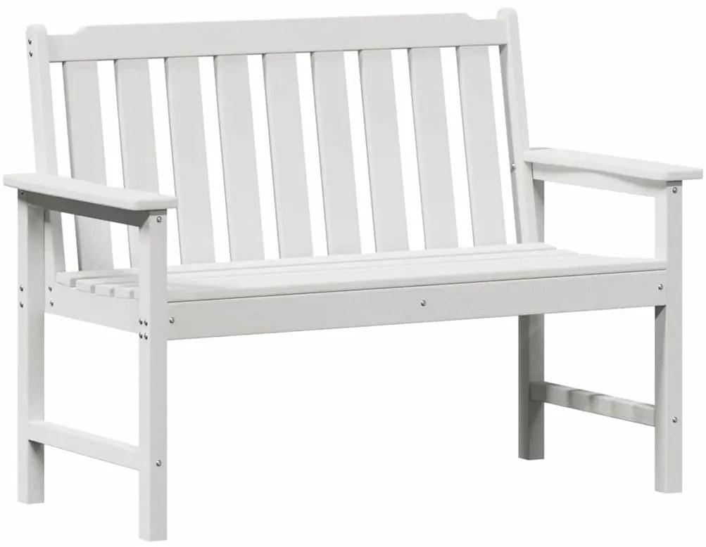 Banco de Jardim Branco 120 cm HDPE