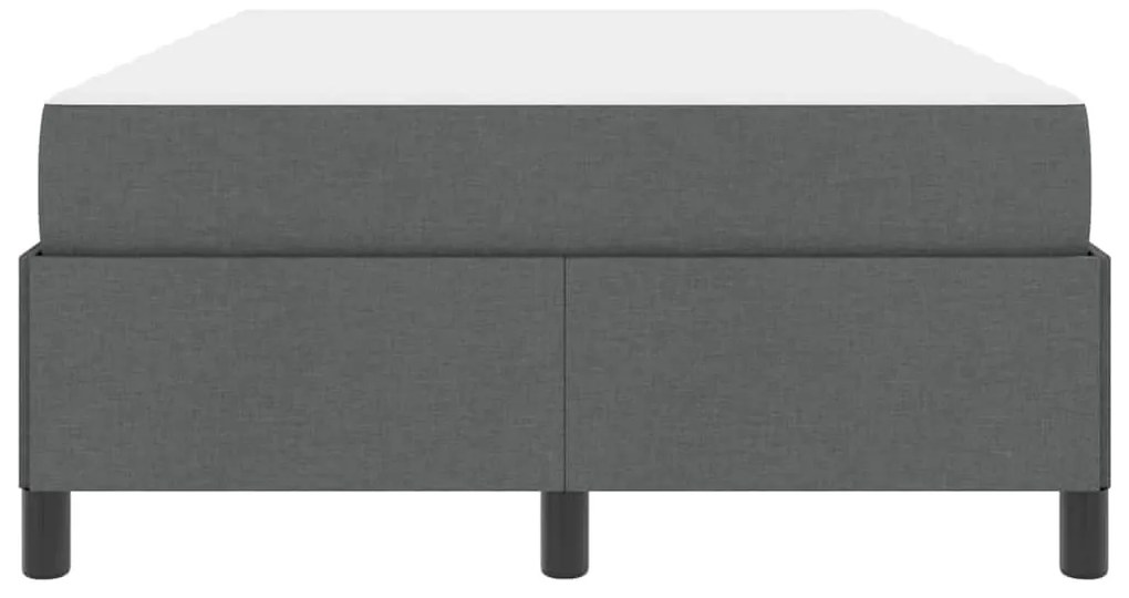 Cama Box Cinza escuro, Preto 120 x 190 cm