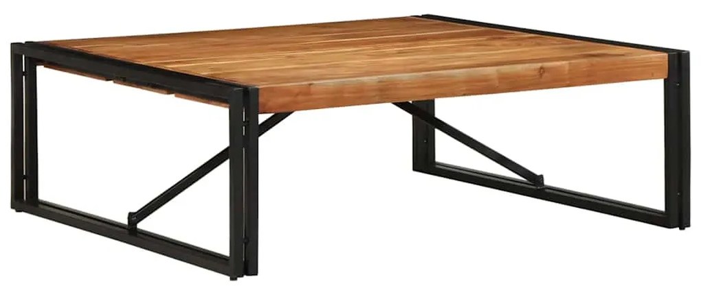 Mesa de centro 100x100x35 cm madeira de acácia maciça