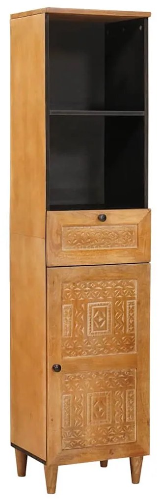 vidaXL Armário de Banheiro com gaveta Marrom Claro 38 x 33 x 160 cm