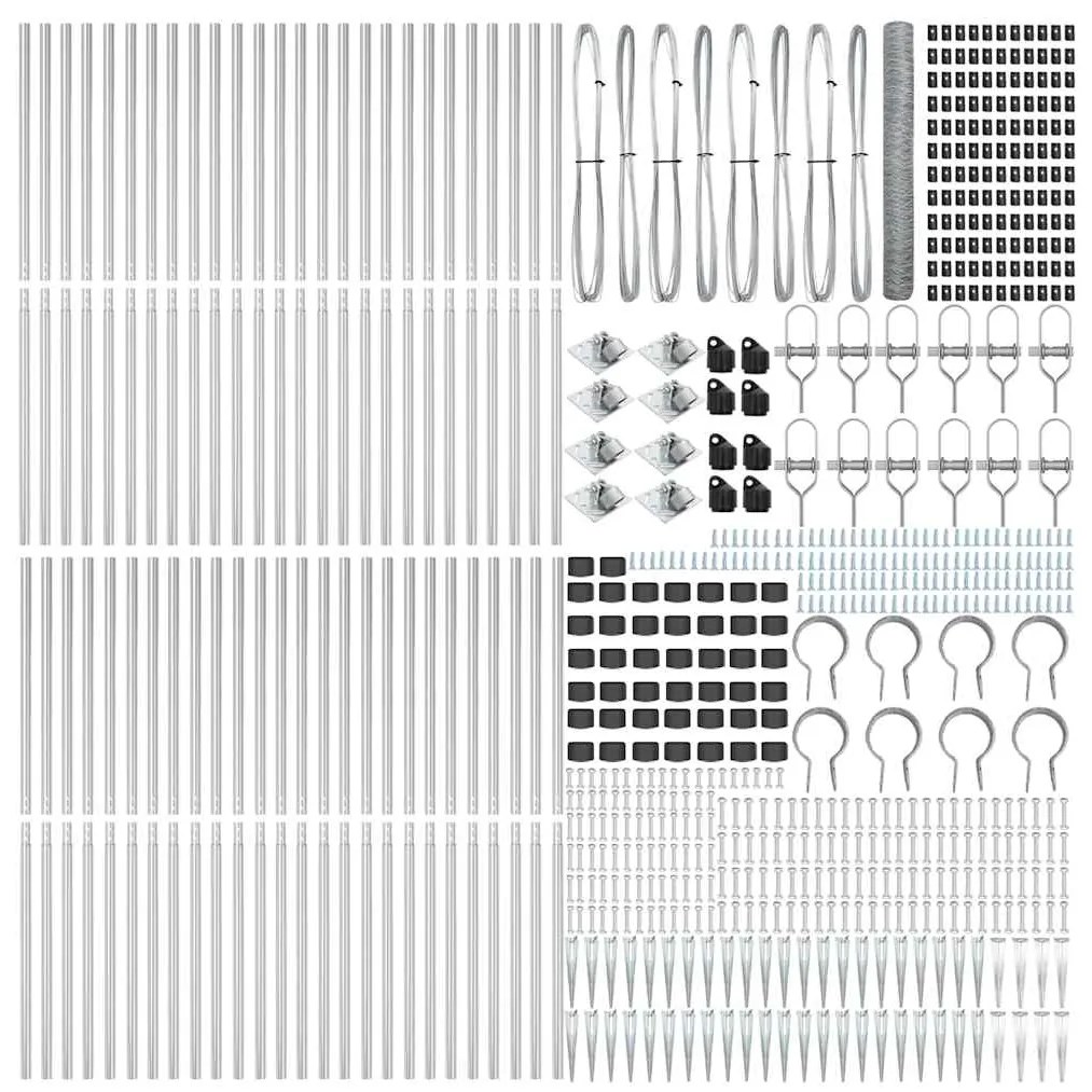 Cerca Hexagonal vidaXL 1,4x100 m Aço Galvanizado