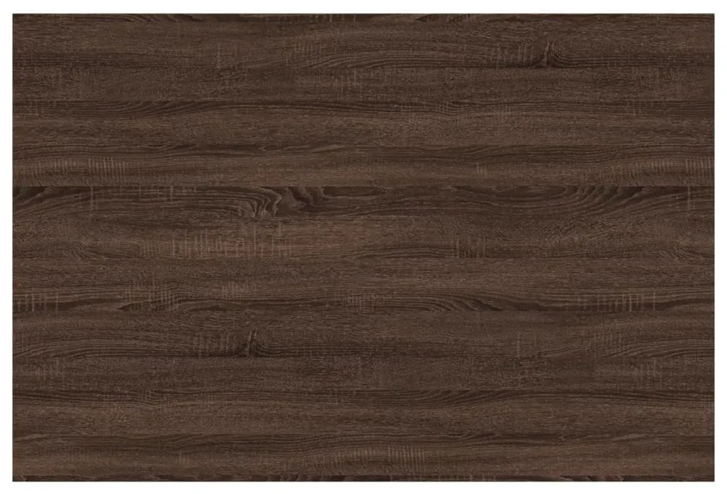 Prateleiras parede 4 pcs derivados de madeira carvalho castanho