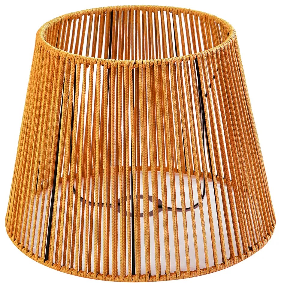 Abajur de exterior com corda laranja IP54 40/28/30 - Jayla