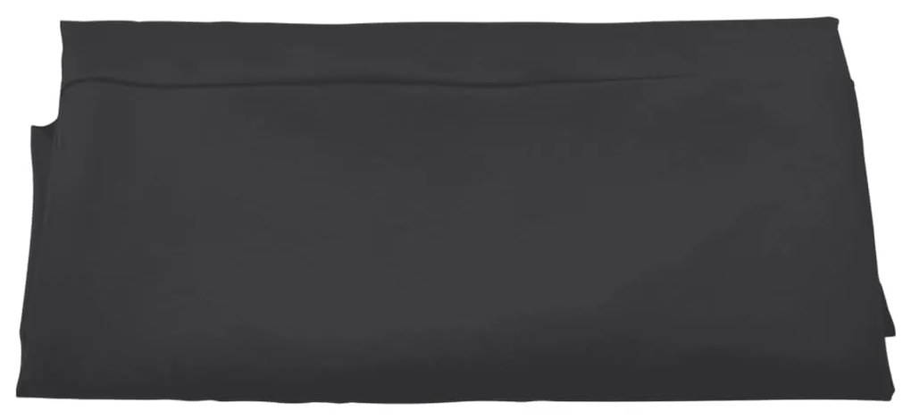 Tecido de substituição p/ guarda-sol cantilever 350 cm preto